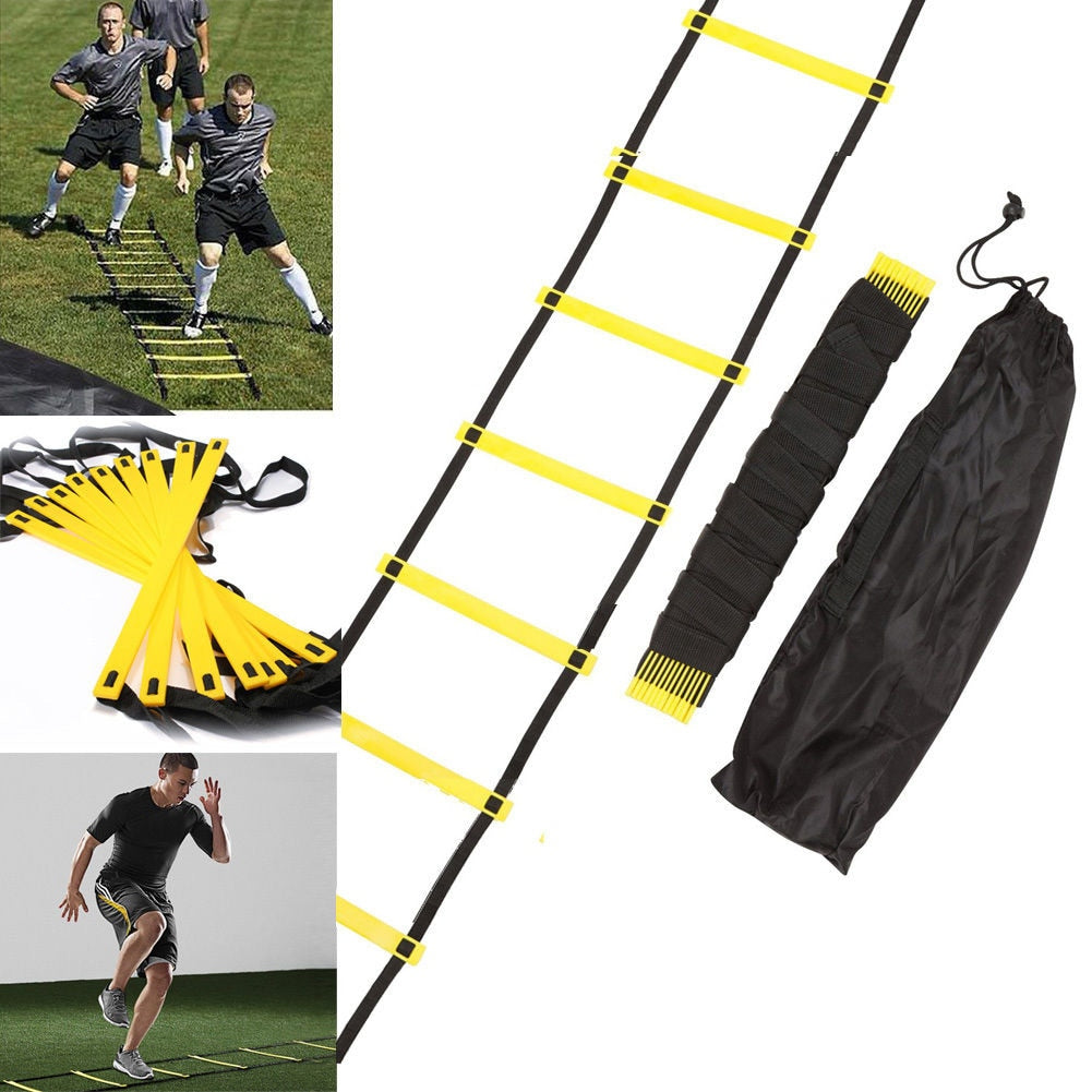 5/8/10/11 Rung Nylon Straps Agility Training Ladder Stairs for Gym Sports Soccer Speed Training Tool Ladder Fitness Equipments