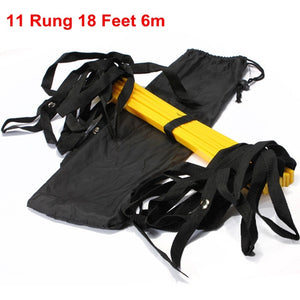 5/8/10/11 Rung Nylon Straps Agility Training Ladder Stairs for Gym Sports Soccer Speed Training Tool Ladder Fitness Equipments