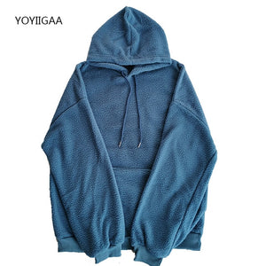 Women Fleece Hoodies Autumn Winter Warm Female Hoody Sweatshirts Letter Embroidery Ladies Girls Hoodie Hooded Casual Outerwear