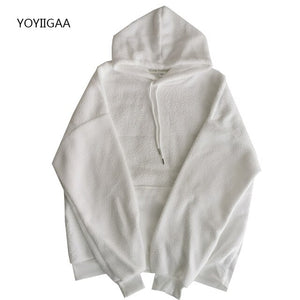 Women Fleece Hoodies Autumn Winter Warm Female Hoody Sweatshirts Letter Embroidery Ladies Girls Hoodie Hooded Casual Outerwear