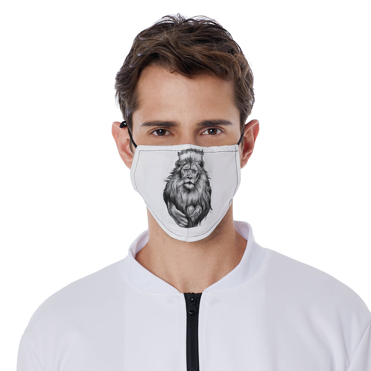 All-Over Print Face Mask with Adjustable Ear loops